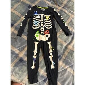 Marks & Spencer 100% cotton halloween skull xray monster jumpsuit  sz 3-4